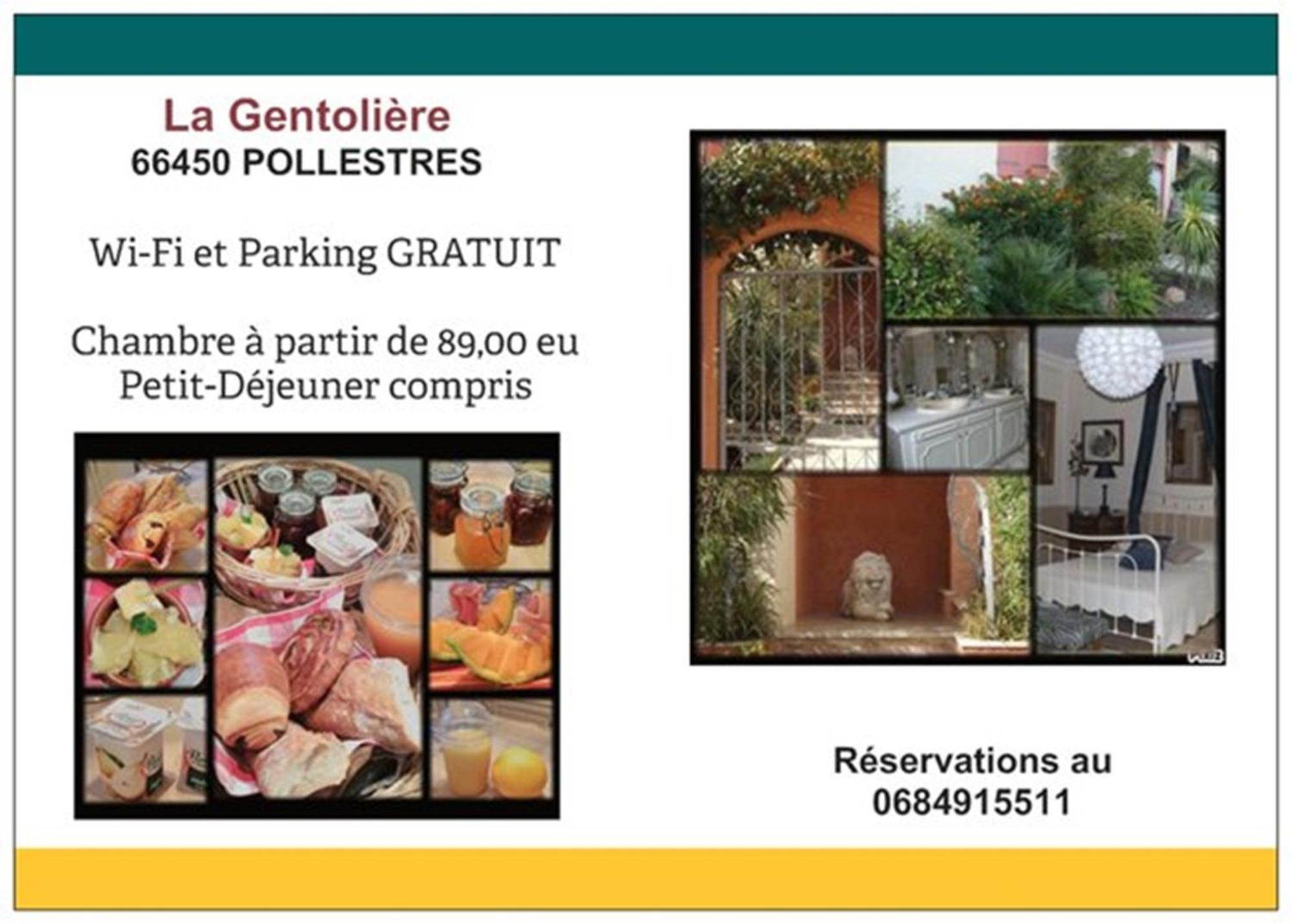 Bed and Breakfast La Gentoliere Pollestres Zewnętrze zdjęcie
